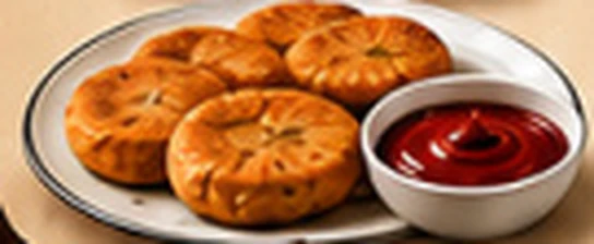 Crisp aloo tikki potato patties with chutney